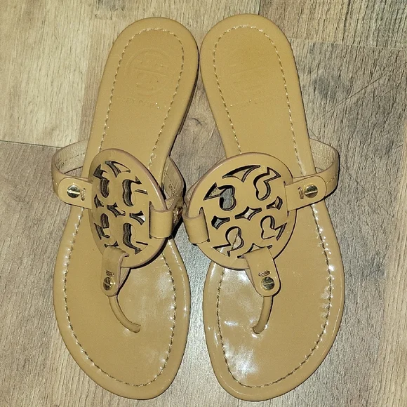 Tory Burch Tan Leather Sandals - Picture 5 of 7